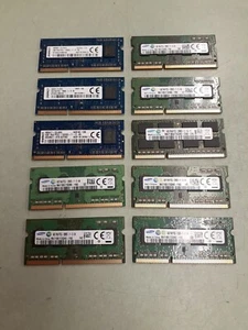 40GB (10x4GB) Kingston & Samsung PC3-12800S/PC3L-12800S DDR3 Laptop Memory - Picture 1 of 2