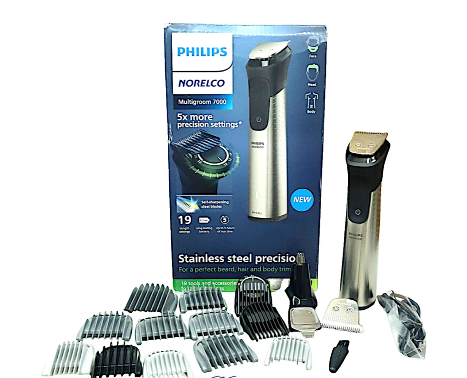 Philips Norelco Multigroom Series 7000 Mens Grooming Kit Trimmer. - Image 1 of 1