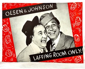 LAFFING ROOM ONLY Souvenir Program OLSEN & JOHNSON / BETTY GARRETT NYC 1945 - Picture 1 of 3