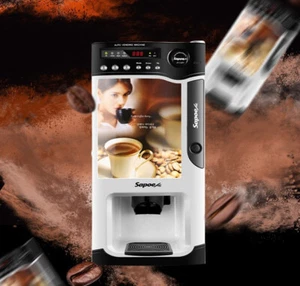 Coin-operated coffee milk tea machine automatic instant coffee vending machine - Picture 1 of 6