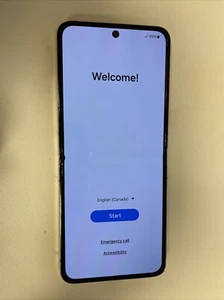 Galaxy Z Flip 5 5G Cream 256Gb Unlocked Missing SIM Cracked Edge/Back L131 - Bild 1 von 5