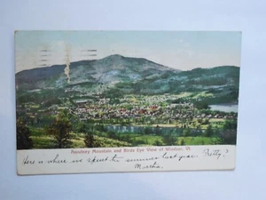 Cartolina F58716 Windsor VT vista occhio di uccellino della città c-1901-1907 - Foto 1 di 2