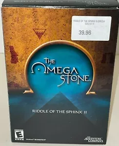 Omega Stone: Riddle of the Sphinx II 2 PC NTSC Adventure point Medium Box NEW - Picture 1 of 8