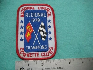 Chevrolet Corvette National Council Convention Regional 1978 Patch - Picture 1 of 1