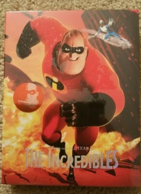 THE INCREDIBLES KimchiDVD Steelbook Blu-ray FULL SLIP Kimchi Pixar NEW - Image 1 of 4
