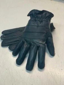 Men's Motorcycle Gloves Black Leather Touring Harley Street M/L/XL//3XL/4XL/5XL - Foto 1 di 3