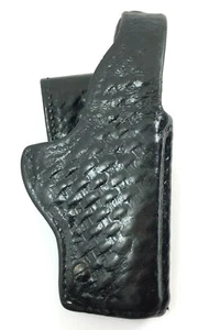 Don Hume Duty Holster Basketweave Leather H738 Smith Wesson 39 59 439 Sq 4970-MX - Picture 1 of 4