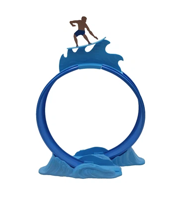 Blue Wave Surfer Loop Hot Wheels Attachment Track Accessory - Image 1 of 4