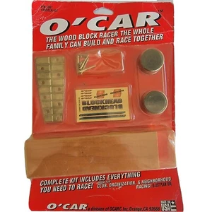O'Car Starter Kit Block Wood Racer P/N 1001 Nuovo in confezione - Foto 1 di 4