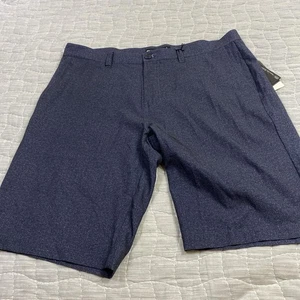 Pantaloncini TravisMathew Uomo 38 Blu Hash Panama Hybrid Golf Performance Elasticizzati - Foto 1 di 10