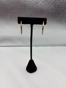 S925 GOLDFARBENE GEHÄMMERTE CREOLEN 3,3 G (TDW041180) - Bild 1 von 4