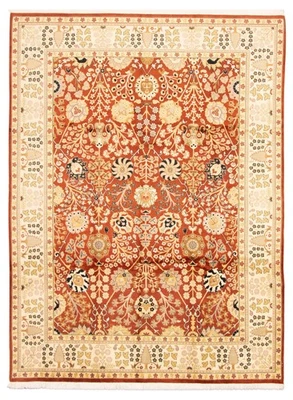 Alfombra oriental anudada a mano de 9'1" x 12'3" alfombra tradicional de lana Foto 1 de 4