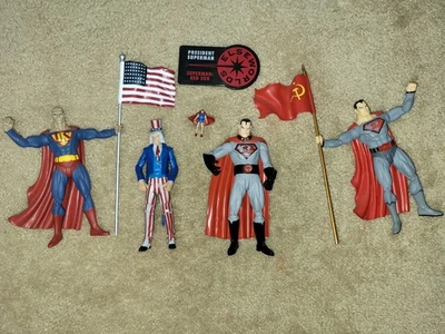 Boneco DC Direct Elseworlds Red Son Bizarro Superman Uncle Sam boneco homem perfeito estado - Imagem 1 de 2