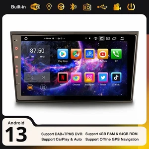 8" 4GB+64GB Android 13 Autoradio Opel Astra Corsa C/D Zafira B Vectra Meriva GPS - Bild 1 von 22