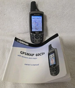 Garmin GPSmap 60CSx Handheld GPS, Tested + SD Card - Picture 1 of 11