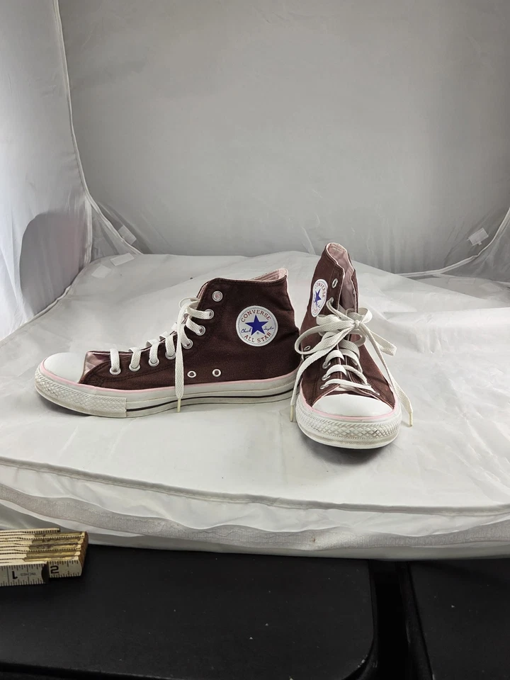 复古 Converse Chuck Taylor All Stars 棕色和粉红色男式 9 码,女式 11 码  — 第 1/4 张图片