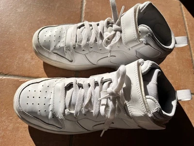 NIKE Court Vision Mid Cut Sneaker Damen, weiß, Gr. 40 - Bild 1 von 4