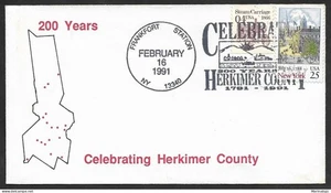 SKV)1991. USA. Herkimer County. FDC XF. - Picture 1 of 1