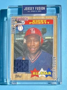 2021 Jersey Fusion All Sport: #JF-KP90 Kirby Puckett Relic Twins 1987 Topps - Bild 1 von 2