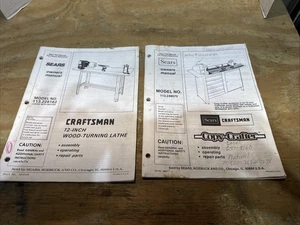 Sears Artigiano Manuale 12" Tornio per Legno e Copia Artigianale (File45) - Foto 1 di 8