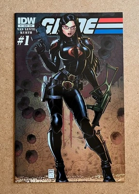 G.I. JOE (2013) #1 - ARTHUR ADAMS Baroness Subscription Variant (IDW) VAN LENTE - Image 1 of 2