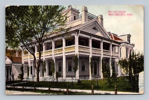 Vintage Bee Hive House Salt Lake City Utah Linen Postcard - Picture 1 of 2