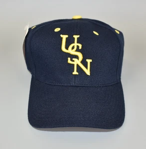 USN United States Navy Midshipmen Vintage Snapback Cap Hat - NWT - Picture 1 of 5