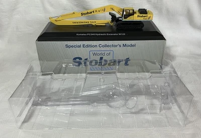 EXCAVADORA ATLAS EDITION 1/76 WORLD OF STOBART KOMATSU PC340 W122 NUEVA EN CAJA Foto 1 de 4