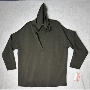 Motherhood Maternity Scuba Hoodie Gr. L ultraweich weiter Ausschnitt und Kapuze Stillen - Bild 1 von 6