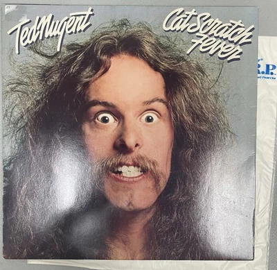 TED NUGENT 1977 Vintage Vinyl Record CAT SCRATCH FEVER Album Import Play Tested - Image 1 of 4
