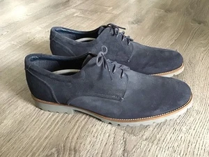 Rockport Mens Maverick Blue Lace-Up Leather Oxfords Size 13 M D M79537 casual - Picture 1 of 13