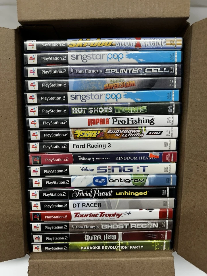 PS2 Playstation 2 Games - Lot Of 18 Games (with Manuals) CIB P1 - Image 1 of 2