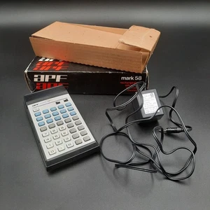 Vintage APF Mark 58 Scientific Calculator w/ Charger & Box – Made in Japan - Picture 1 of 7