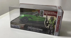 TRANSFORMERS 5 2016 Crosshairs Chevy Corvette Stingray Jada Diecast 8" 1:24 New - Picture 1 of 16