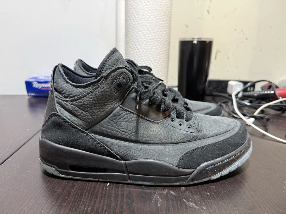 Talla 9.5 - Air Jordan 3 Retro SE Quai 54 2018 PERSONALIZADO 100% Auténtico Foto 1 de 4