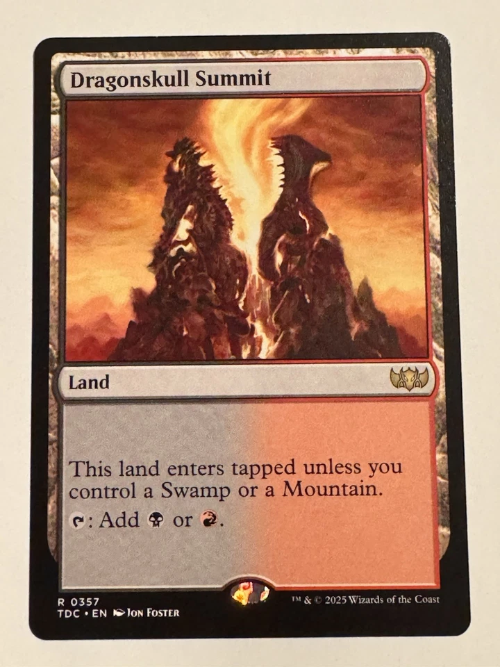 x1 Dragonskull Summit R MTG Commander: Tarkir: Dragonstorm M/NM, English - Image 1 of 1
