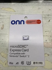 Onn 512GB MicroSDXC Express Card Compatible With Nintendo Switch 2 36013936 - Picture 1 of 2