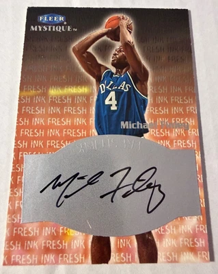 1999-00 Fleer Mystique - Fresh ink Auto Michael Finley (AU) - Image 1 of 2