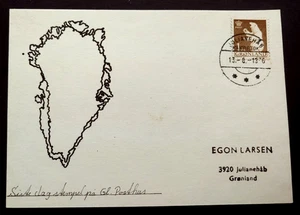 EARLY ARTIC WILDLIFE COVER DK GREENLAND GRONLAND (K4) - Picture 1 of 2