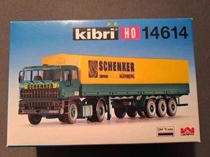 Kibri H0 14614 DAF Planenaufliegerzug Wackenhut Schenker 1:87, NEU OVP, selten - Bild 1 von 4