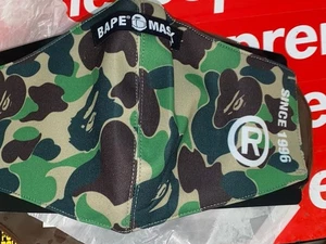 Bape A Bathing Ape ABC Camo Gesichtsmaske grün SS19 - Bild 1 von 5