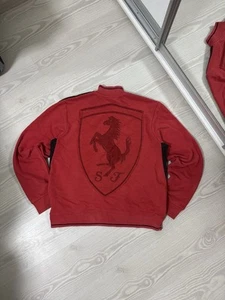 VINTAGE Puma Scuderia Ferrari Auto Racing Black Jacke Zip Snap Button Herren Gr. XL - Bild 1 von 15