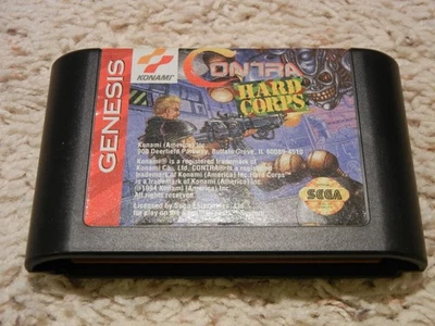 Contra: Hard Corps (Sega Genesis, 1994), Cart Only, Tested - Image 1 of 4
