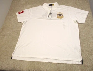 Neu mit Etikett Polo Ralph Lauren Stampede Mesh Poloshirt Herren 3XB weiß #3 - Bild 1 von 15