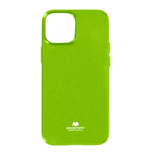 Cover iPhone 13 Silicone Effetto Brillante Pearl Jelly Mercury verde - Foto 1 di 6