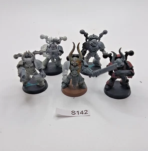 Warhammer 40k Caos Marines Espaciales Legionarios x5 Lote de Trabajo Fuera de Stock De Colección - Imagen 1 de 1