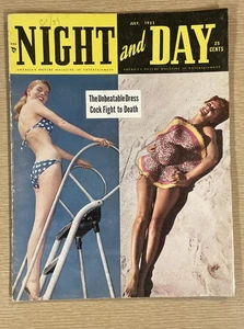 Night and Day magazine July 1953 Risqué Girlie Photos - Picture 1 of 8