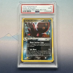 PSA 9 Dark Octillery Reverse Holo Stamped EX Team Rocket Returns 2004 VINTAGE - Picture 1 of 2