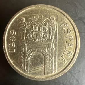 Spain 5 Pesetas 1999 Murcia Aluminum-Bronze KM 1008 - Picture 1 of 2