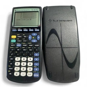 Texas Instruments Ti-83 Plus Graphing Calculator w/Cover TESTED! - Picture 1 of 3